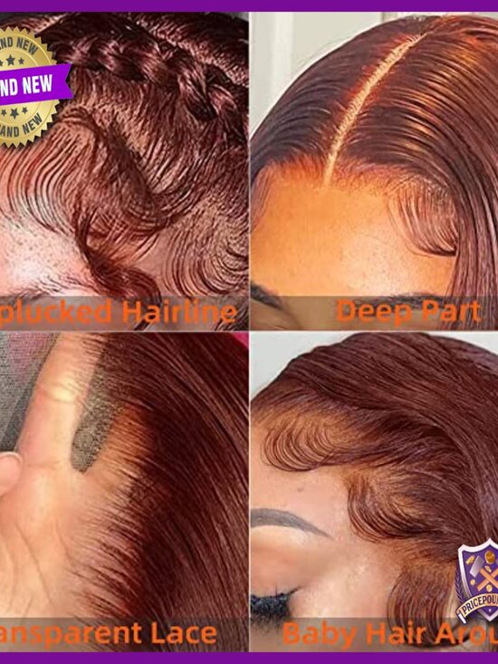 30 Inch Human Hair Lace Front Wig Pre Plucked Body Wave Glueless main image 4